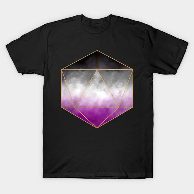 d20: Asexual T-Shirt by KrisseyMage